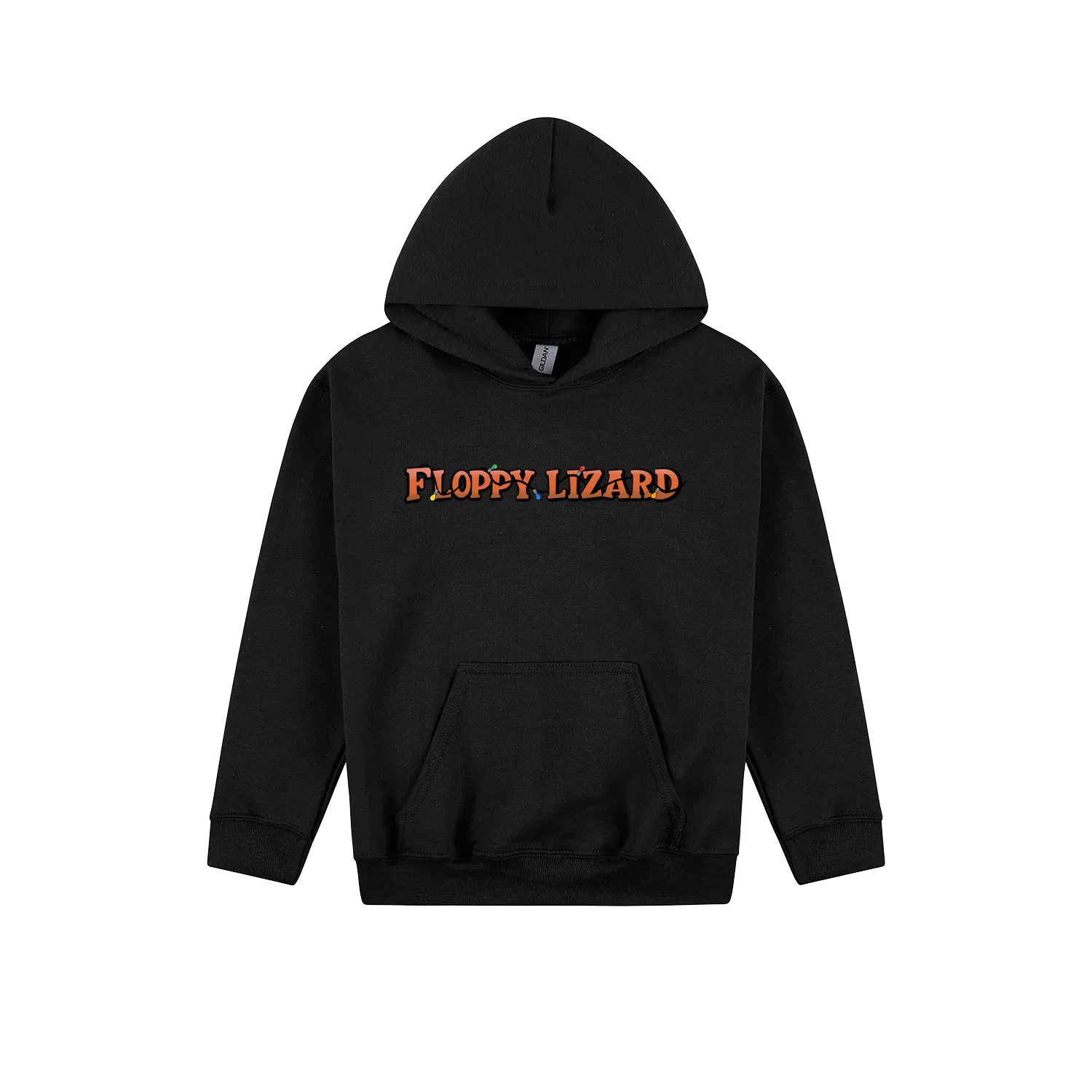 Black front flat lay