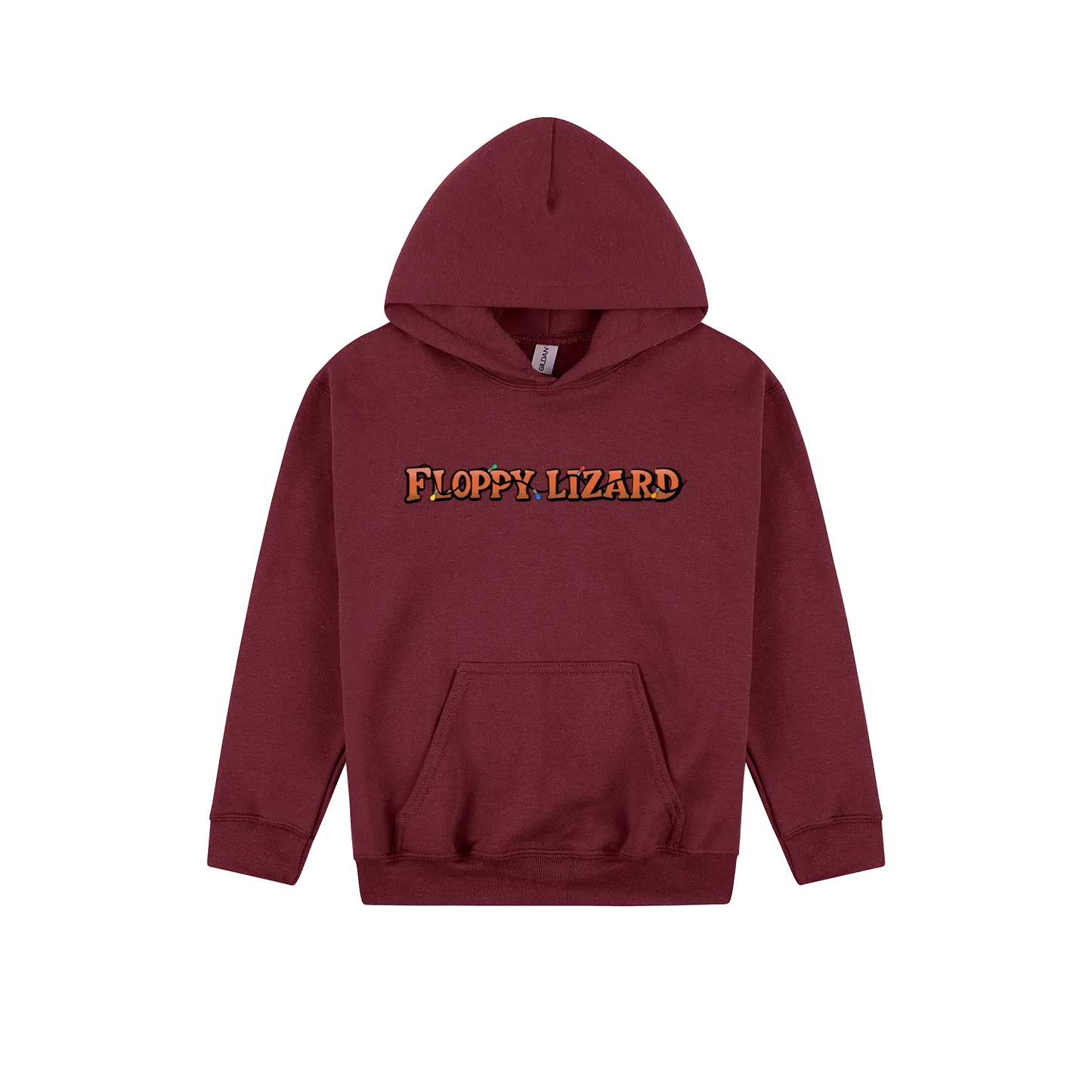 Maroon front flat lay