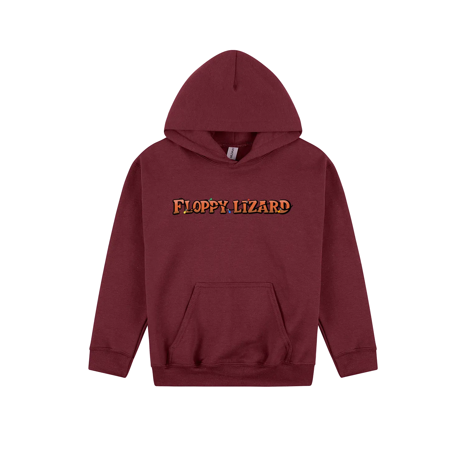 Maroon front flat lay